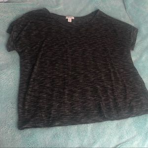 Women’s M Loose Black Heathered Old Navy Shirt